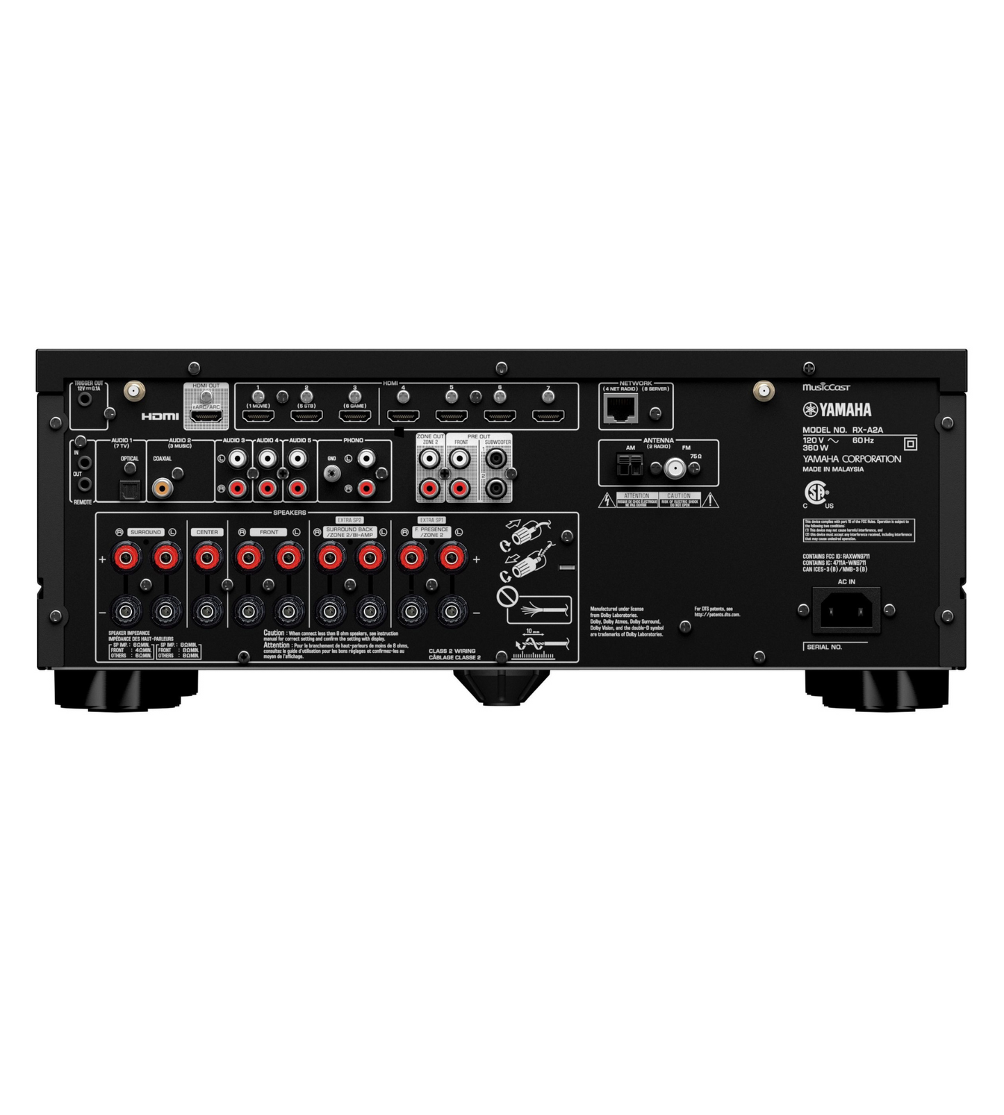 YAMAHA RXA 2A 7.2CH AMPLIFIER