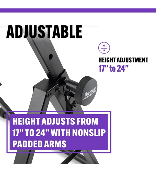 On-Stage RS7000 Tilt-Back Amp Stand