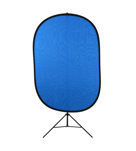 On-Stage VSM300 Green Screen Kit with ON STAGE VLD360 LED RING LIGHT KIT
