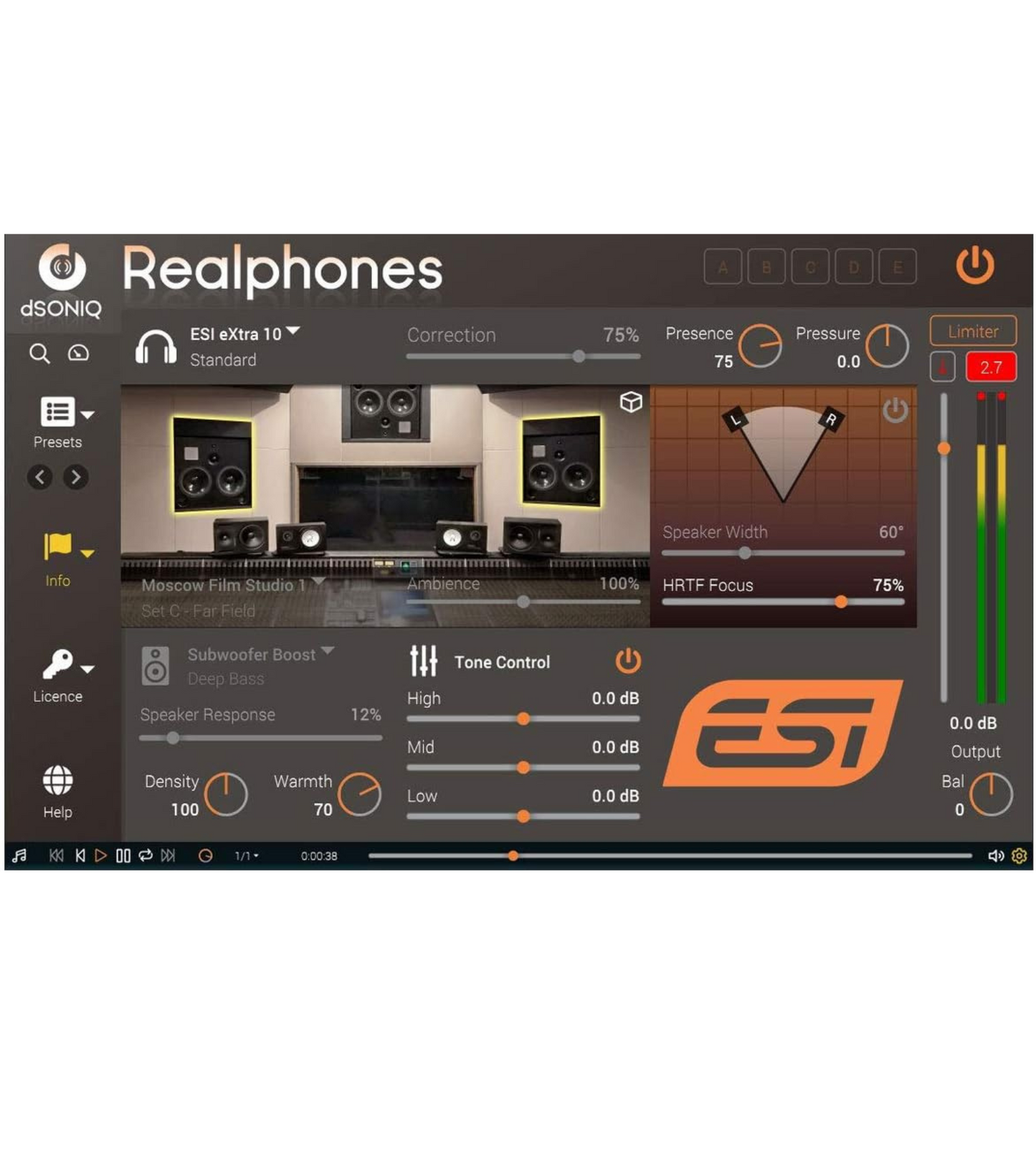 ESI extra10 Studio Monitor Headphones