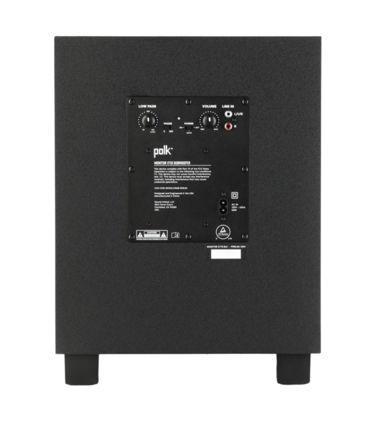 POLK AUDIO XT10 SUBWOOFER