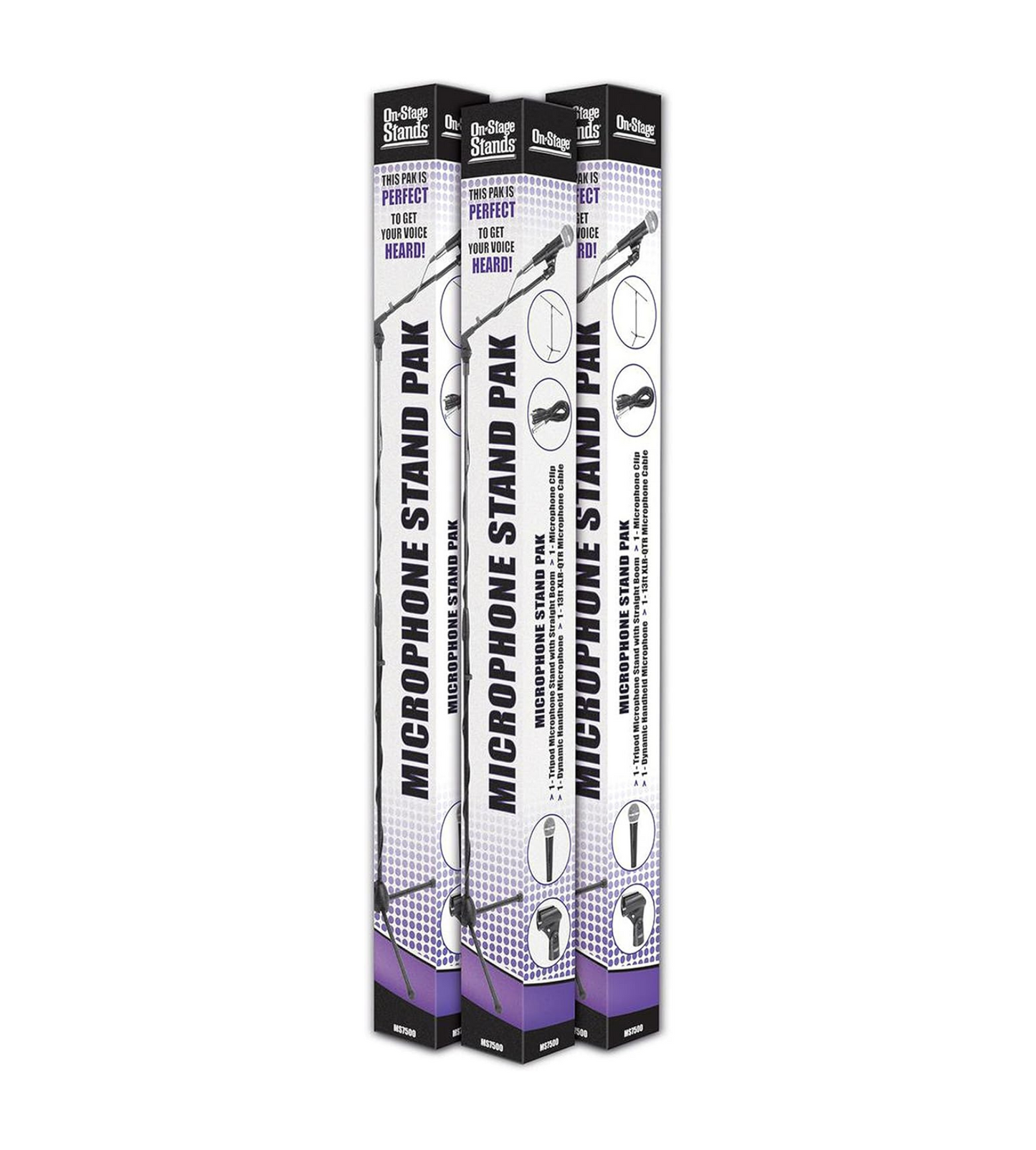 ON STAGE MS7500 MICROPHONE STAND PACK
