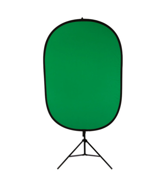 On-Stage VSM300 Green Screen Kit with ON STAGE VLD360 LED RING LIGHT KIT