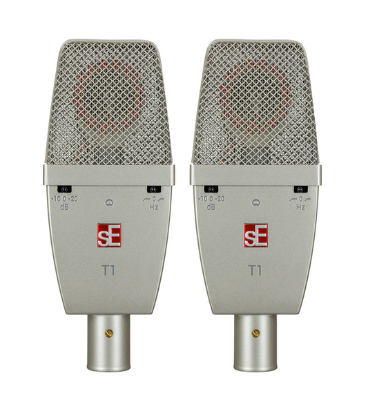 sE ELECTRONICS T1 LARGE DIAPHRAGM CONDENSER MIC - T1 PAIR