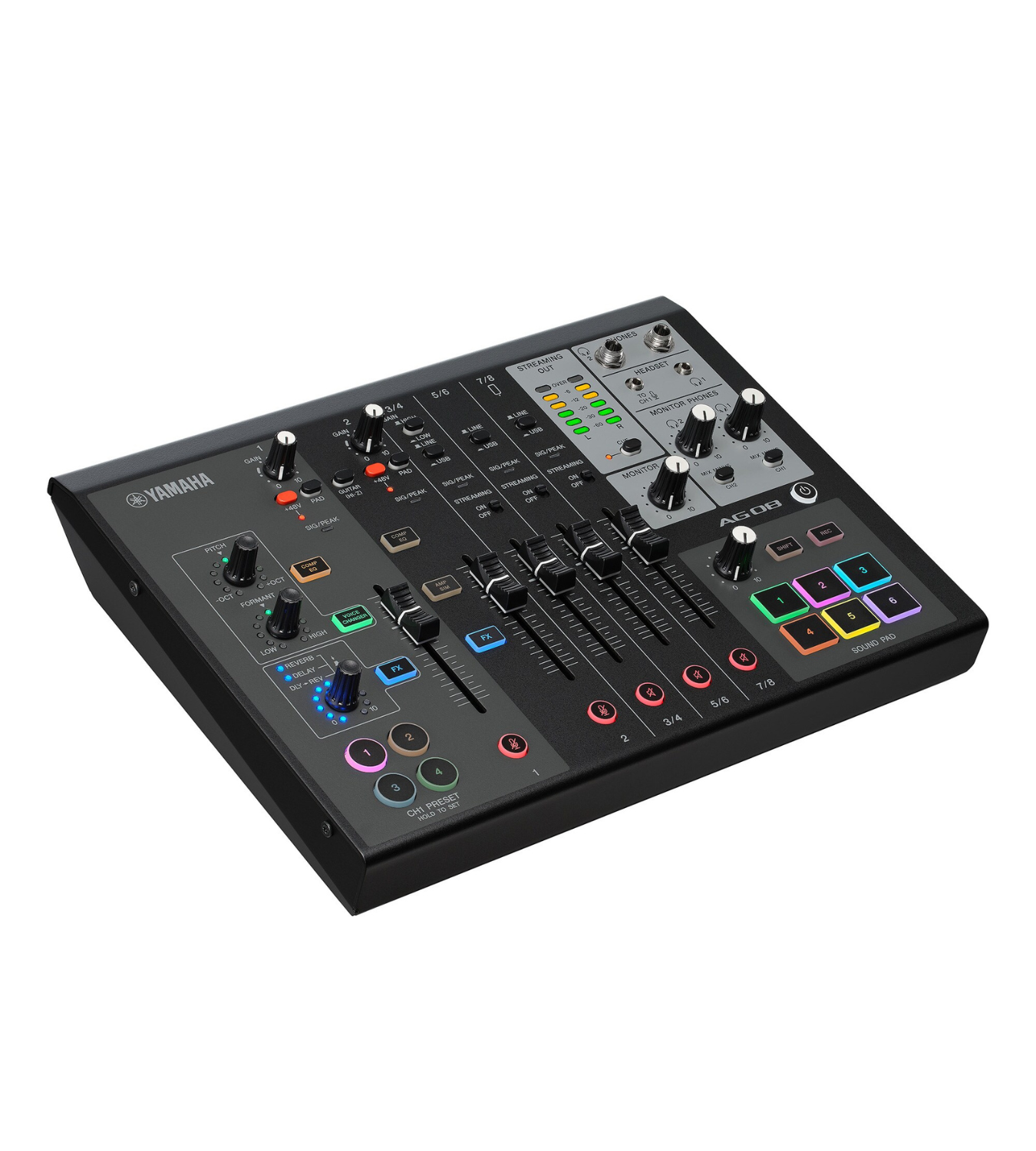 YAMAHA AG08 LIVE STREAMING MIXER