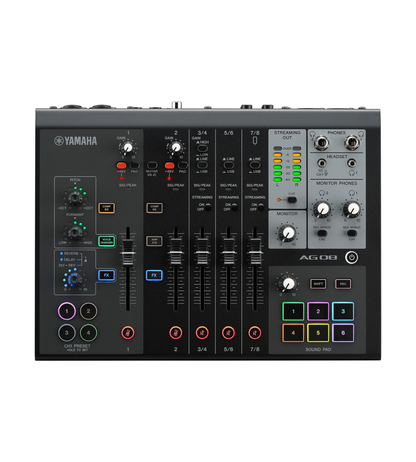 YAMAHA AG08 LIVE STREAMING MIXER
