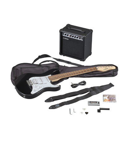 YAMAHA EG112GPII BLK ELECTRIC GUITAR W/ AMP PACKAGE
