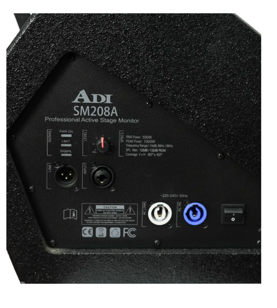 ADI SM208A ACTIVE DUAL 8" STAGE MONITOR