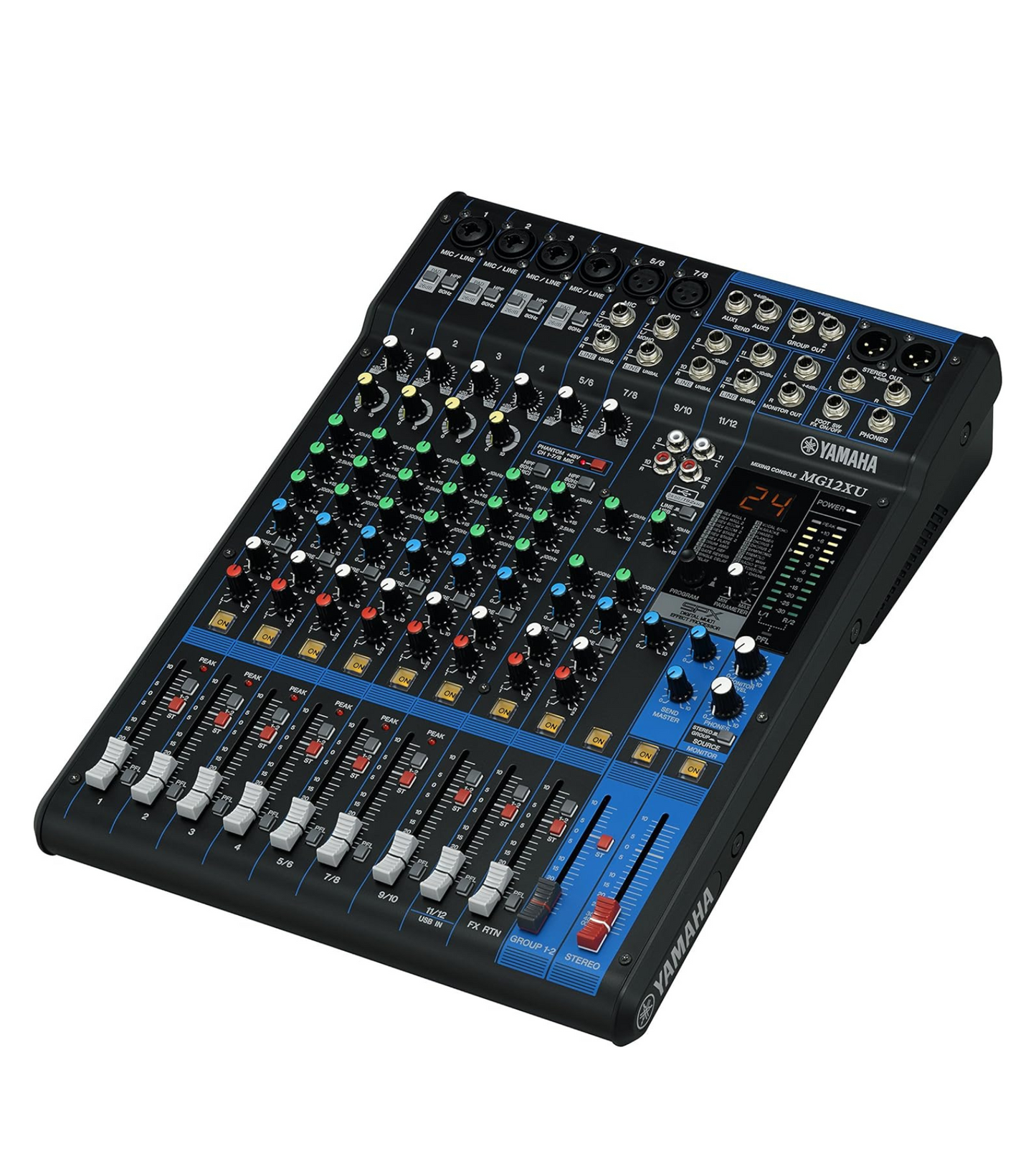 YAMAHA MG12XU 12 CHANNEL MIXING CONSOLE