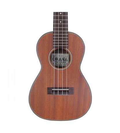 Ohana CK-35 All Solid Concert Ukulele Bundle
