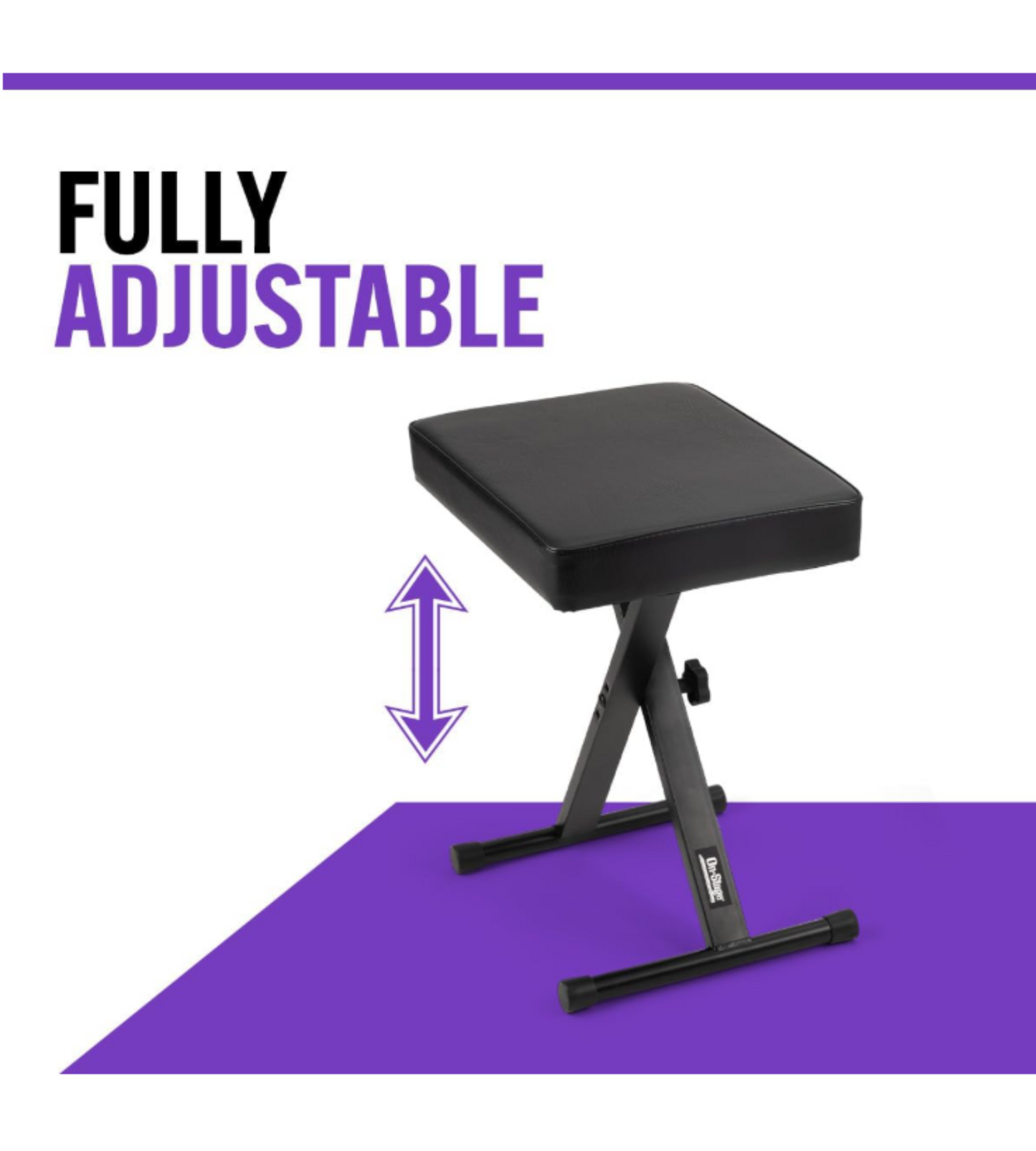 On-Stage KT7800 Three-Position X-Style Keyboard Bench