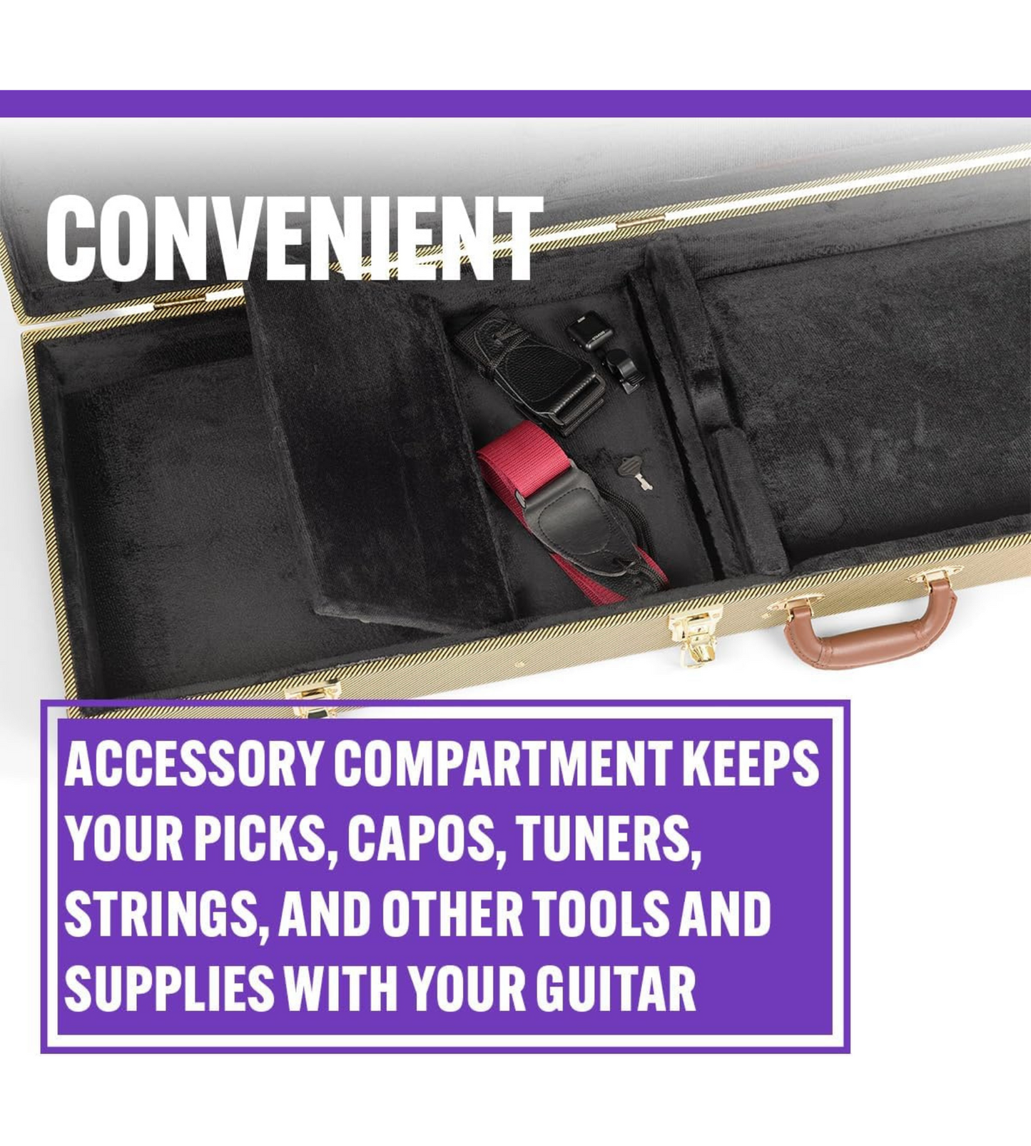 On-Stage GCE6000T Hardshell Electric Guitar Case