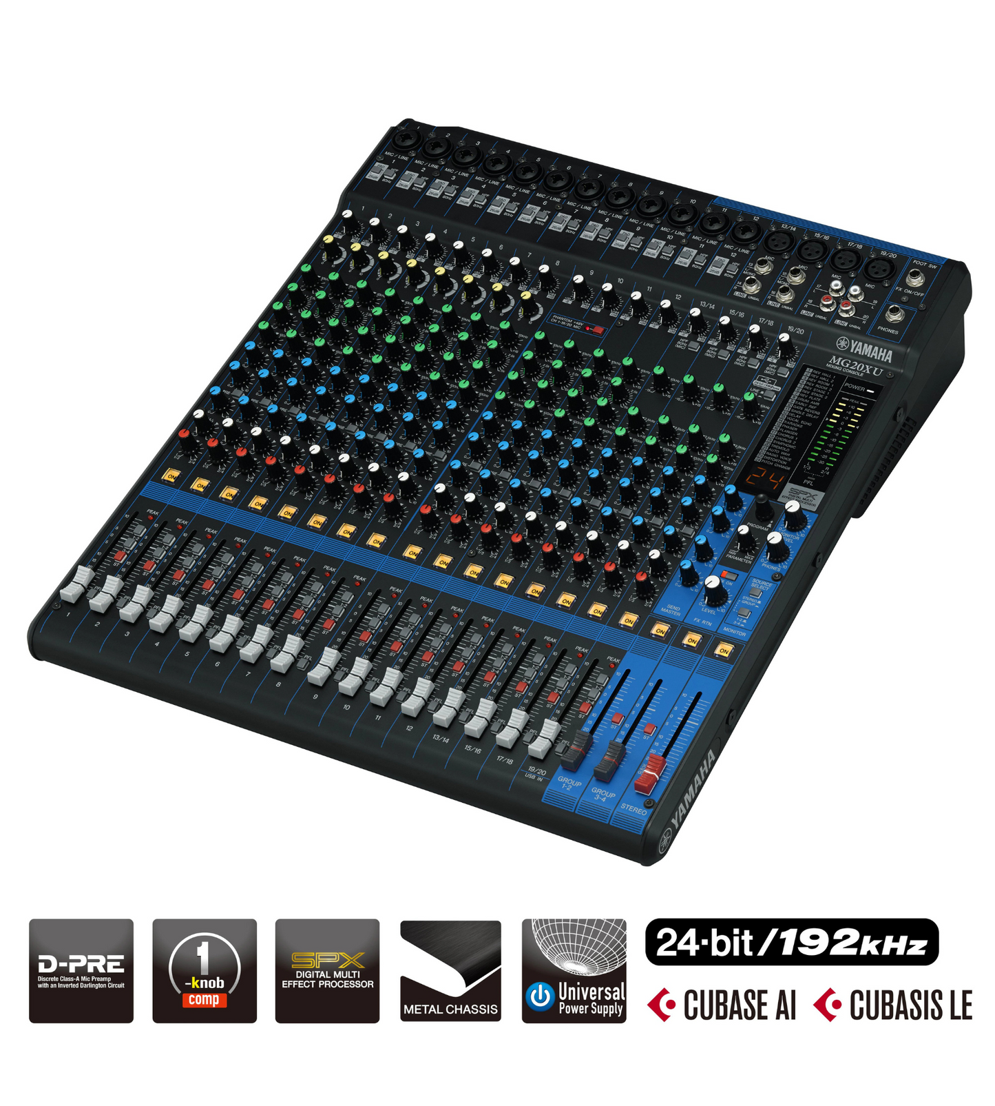 YAMAHA MG20XU MIXER CONSOLE