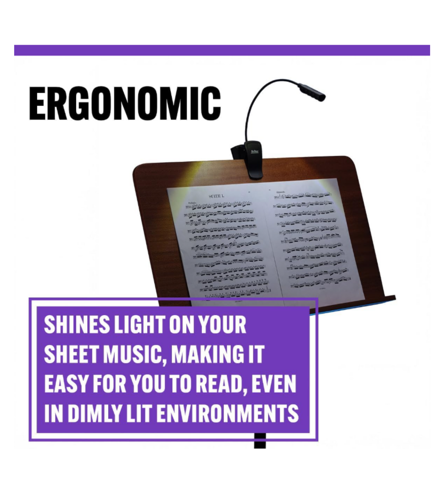 On-Stage LED2214 USB Sheet Music Light