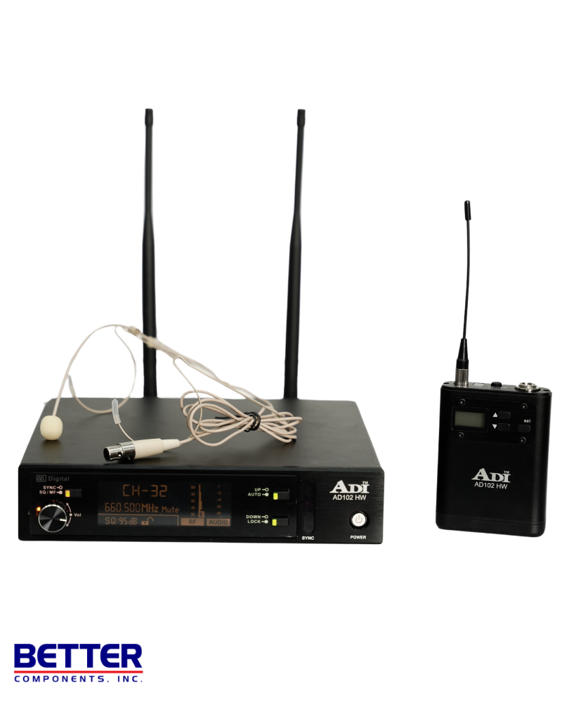 ADI AD-102HW WIRELESS HEADWORN MIC