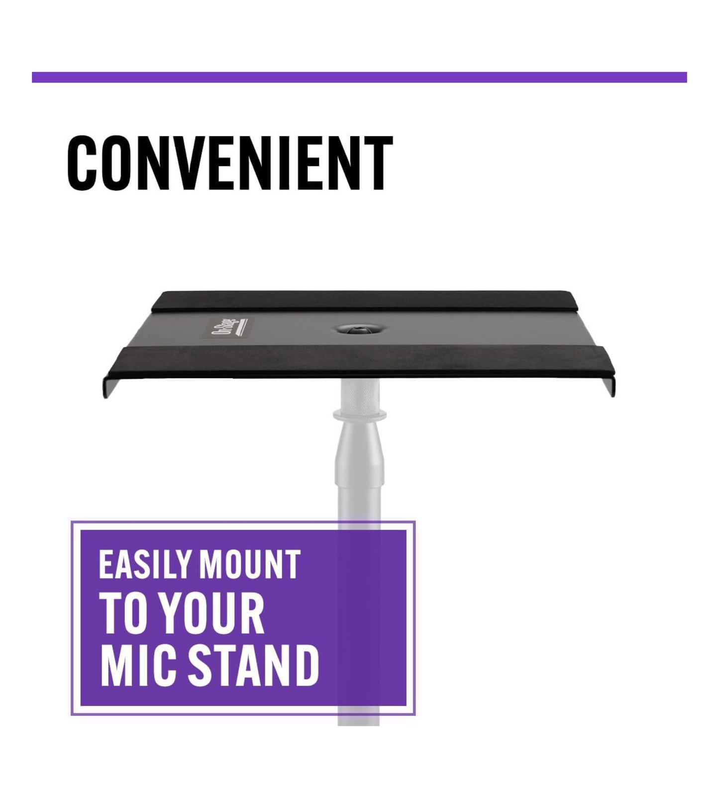 ON STAGE MSA6000 PLATFORM FOR MIC STAND
