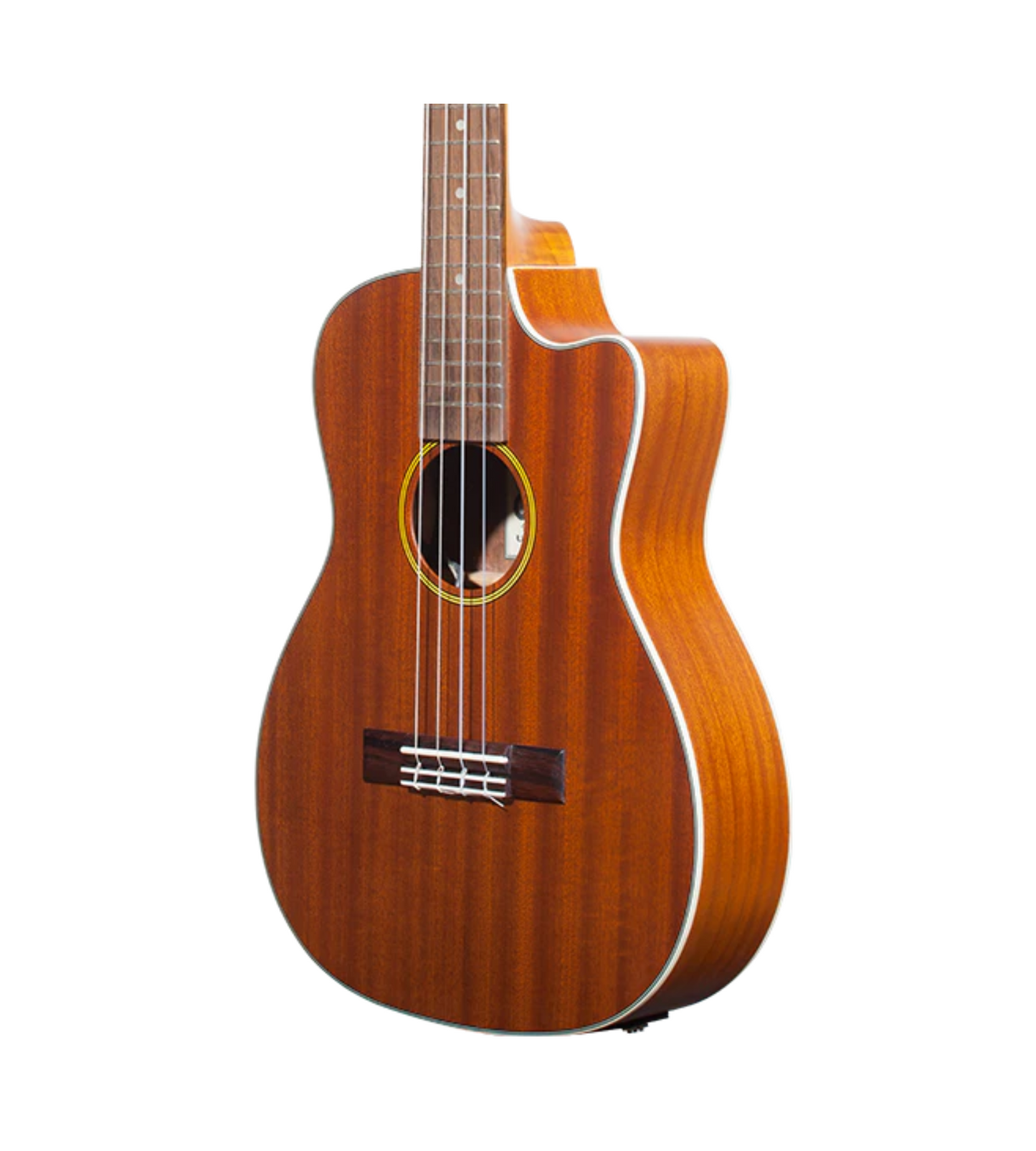 Ohana BK-20 CE Solid Top Baritone Ukulele Bundle