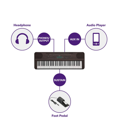 YAMAHA E360DW KEYBOARD