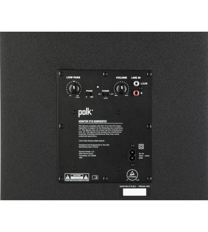 POLK AUDIO XT10 SUBWOOFER