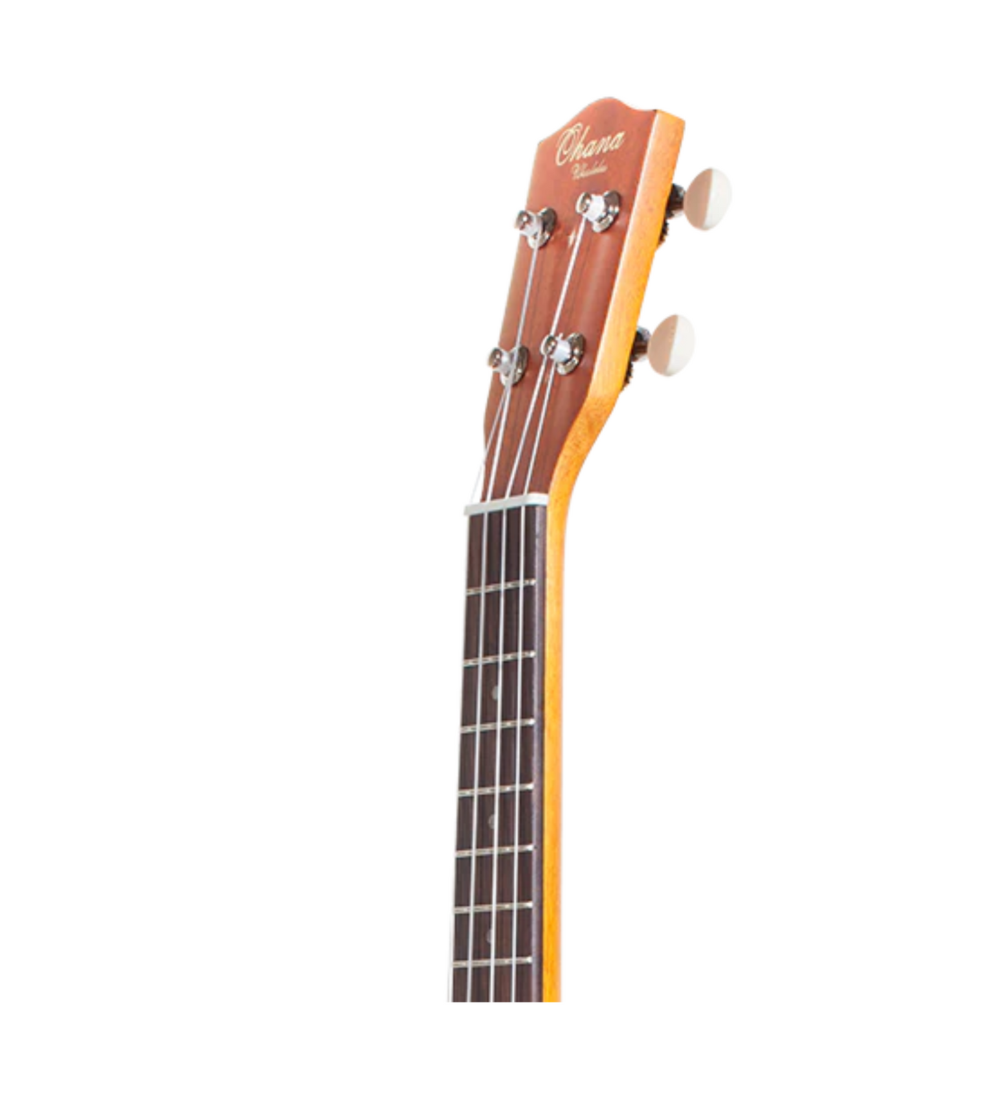 Ohana CKS-22E Slim Line Solid Top Concert Ukulele Bundle