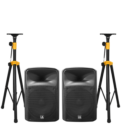 LISTEN ACOUSTIC PT-15A 15" (Pair) with Stands Active Speaker