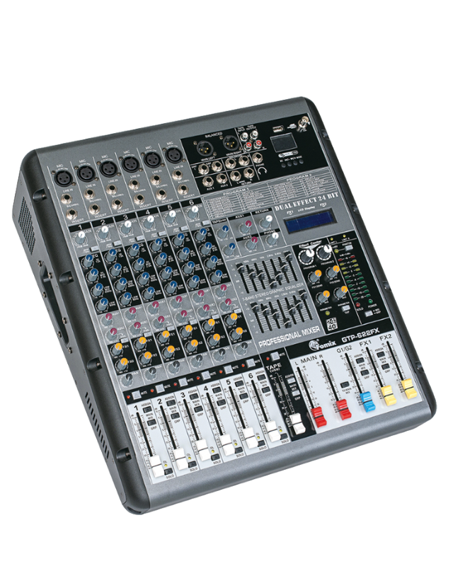 FOMIX GTP622FX 6CH POWERED MIXER – Better Components Inc