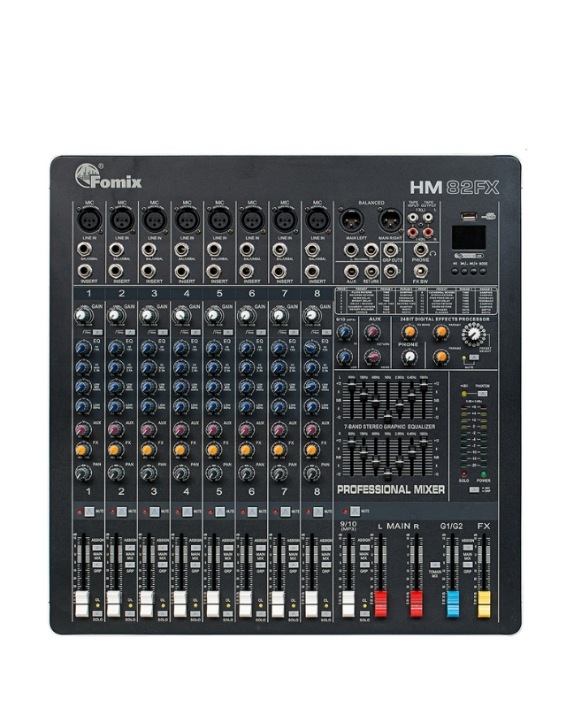 FOMIX HM82FX 8CH MIXER