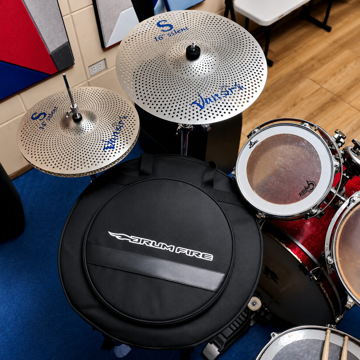 On-Stage CB4000 DrumFire Deluxe Backpack Cymbal Bag