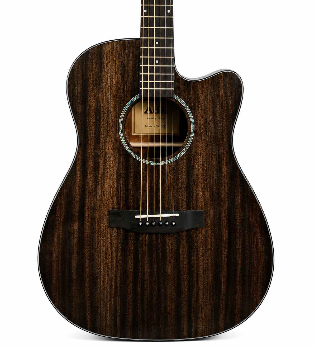 ADI D60C EQ BK ACOUSTIC GUITAR