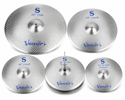 VANSIR MUTED CYMBALS - MC 5PC SET