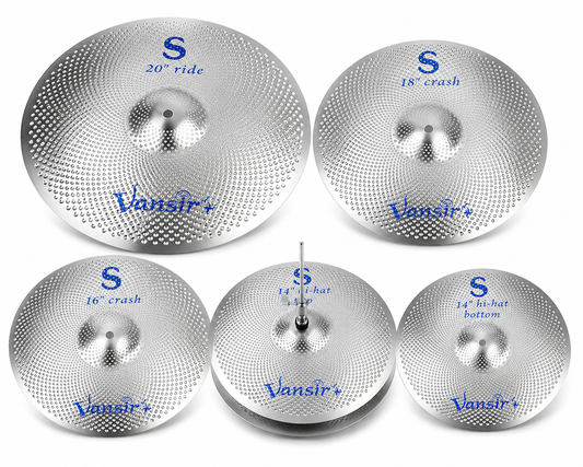VANSIR MUTED CYMBALS - MC 5PC SET