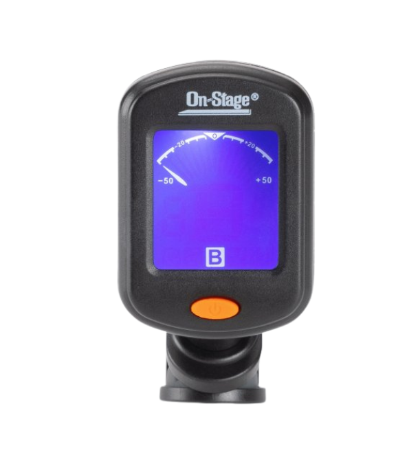 On-Stage guitar tuner on a white background