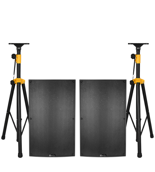 LISTEN ACOUSTIC PQ15D  (Pair) with Stand