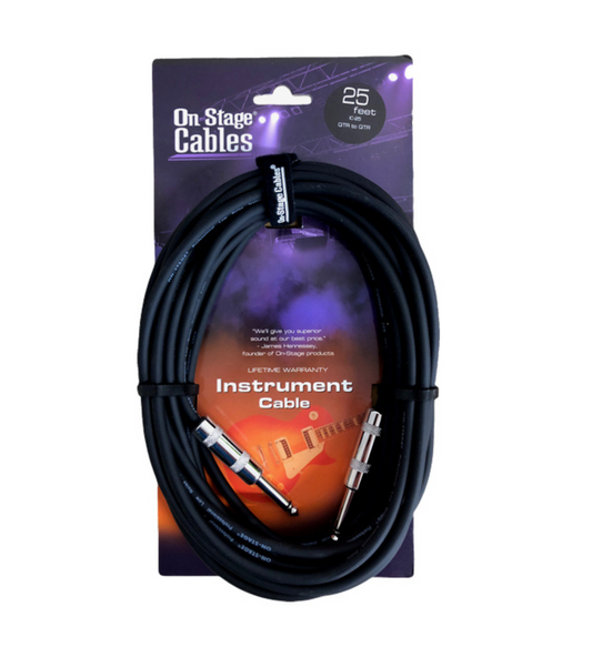ON STAGE IC-25 INSTRUMENT CABLE