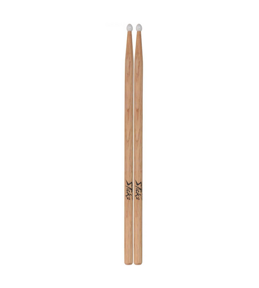 On-Stage Sticks AHN7A  American Hickory Drum Sticks (1 pair)