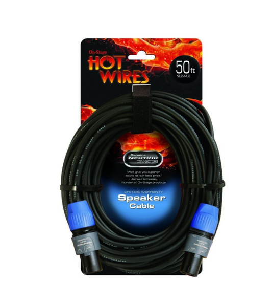 ON STAGE/HOTWIRES SP14-50SS SPEAKON SPEAKER CABLE 50FT