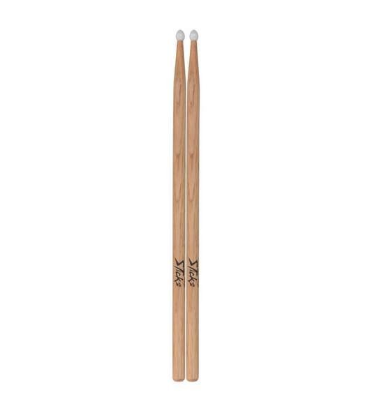 On-Stage Sticks HN7A  Hickory Nylon Drum Sticks (1 pair)
