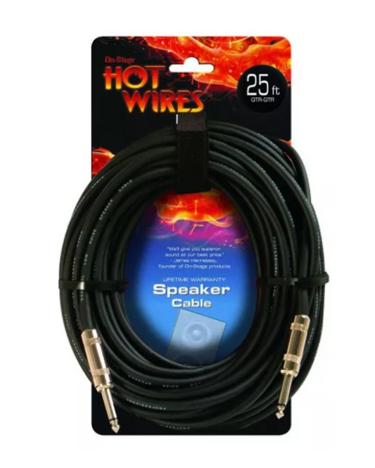 ON STAGE SP14-25 SPEAKER CABLE