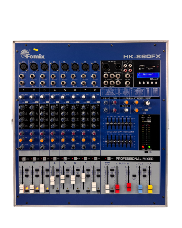 FOMIX HK860FX 8CH POWERED MIXER – Better Components Inc