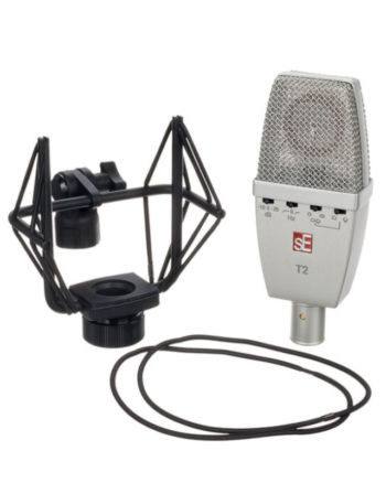 sE ELECTRONICS T2 MULTI-PATTERN LARGE DIAPHRAGM CONDENSER MIC - Image 3